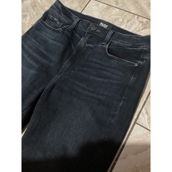 Paige Womens Washed Black Margot Ankle Skinny Jeans High Rise 28 - Picture 3 of 8
